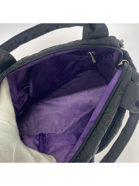 Anna Sui ショルダーバッグ アニー 2WAY ショルダーバッグ 黒