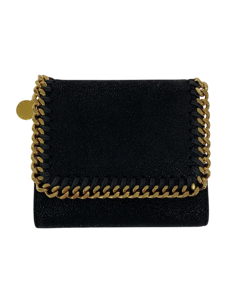 STELLA McCARTNEY コンパクトウォレット 3ツ折リ財布　スウェード　BLK