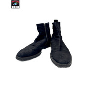 Dior HOMME サイドジップ オイルドスエードブーツ 44 ブラック
