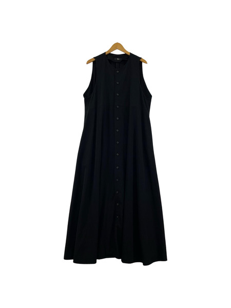 ノースリーブワンピース Y's ノースリーブロングワンピース BLK
