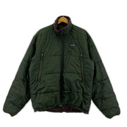 patagonia ダウンジャケット PUFF JACKET グリーン (M)