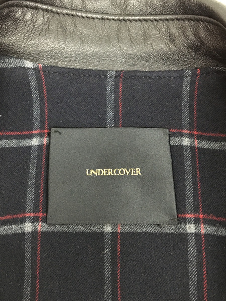 UNDERCOVER レザージャケット 15AW ダブルライダースジャケット UPC-4201-2 (2)