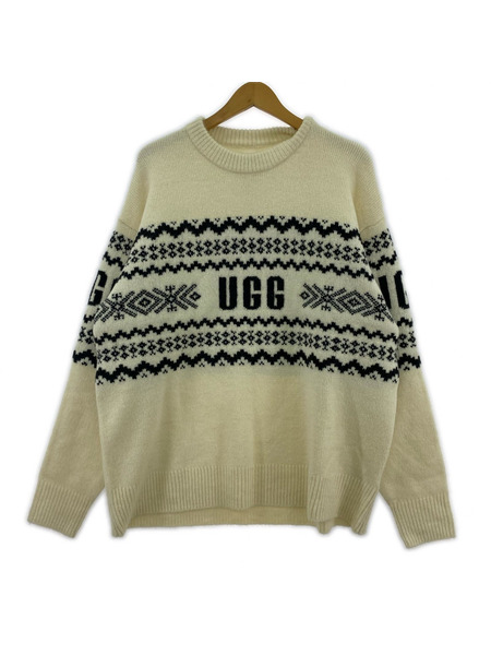 UGG ニット・セーター KAELAN クルーネックニット 白