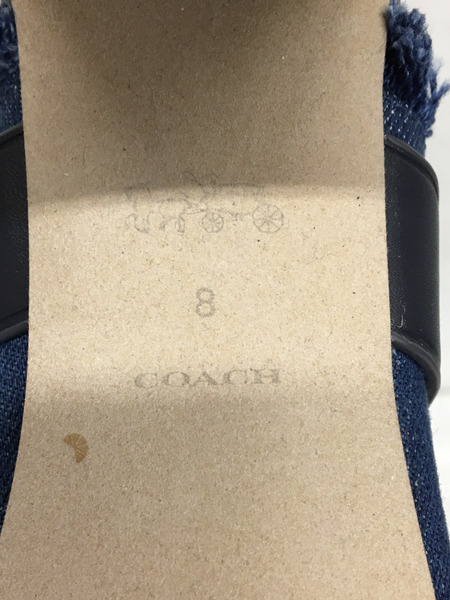 靴 COACH REINA 70 DENIM SANDAL (8)
