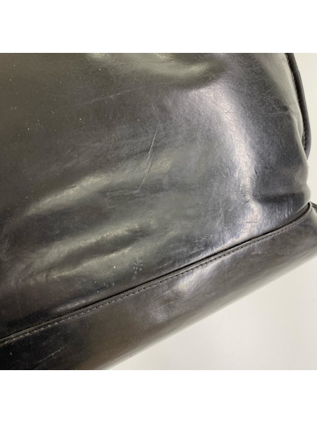 ブリーフケース ganzo レザーバッグ 黒