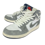 NIKE スニーカー AIR JORDAN 1 RETRO HIGH OG SMOKE GREY[値下]