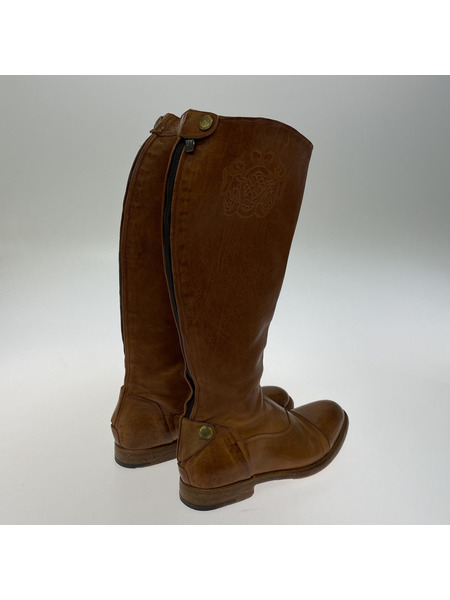 . ブーツ ALBERTO FASCIANI/ロングレザーブーツ/BRN/23.5cm[値下]