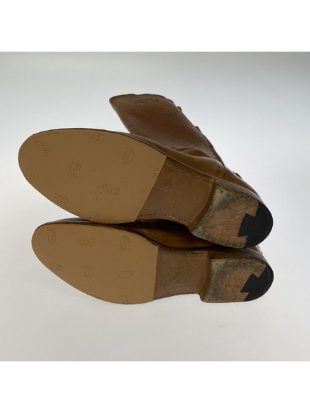 . ブーツ ALBERTO FASCIANI/ロングレザーブーツ/BRN/23.5cm[値下]