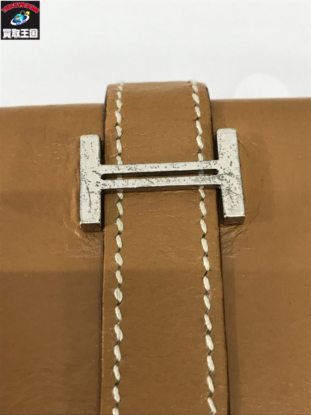 HERMES 長財布 ベアンスフレ 茶  I刻　4N