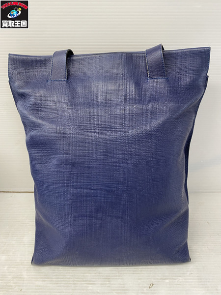 トートバッグ アナグラム レザートートバッグ 青[値下]