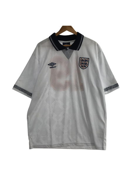 umbro 復刻品 90年デザイン イングランド代表 ユニフォーム ポールガスコイン XXL[値下]
