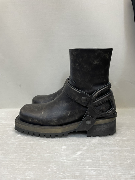 DIESEL D-TEXAN CH 加工 サイドジップブーツ 26.5cm ブラック