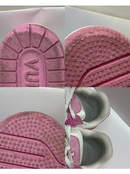 LV トレイナー ピンクデニム スニーカー MS0255 Size8 開封品 ルイ ヴィトン LOUIS VUITTON  モノグラム 
