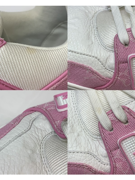 LV トレイナー ピンクデニム スニーカー MS0255 Size8 開封品 ルイ ヴィトン LOUIS VUITTON  モノグラム 