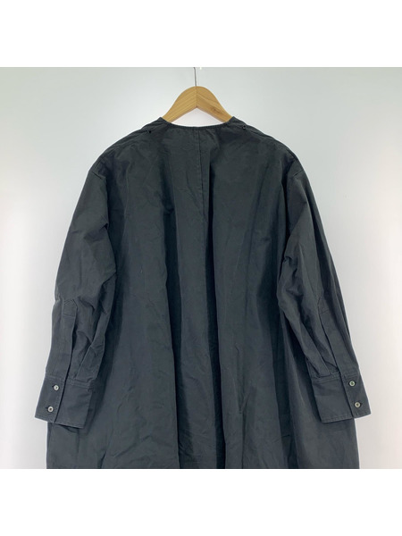 TENNE HANDCRAFTED MODERN ノーカラーワンピース 黒 (F)
