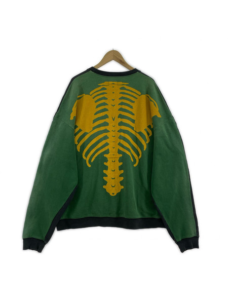 KAPITAL スウェット・トレーナー KOUNTRY Bone Crew Neck Sweat 2TONE