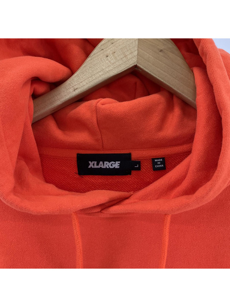 XLARGE パーカー TURN THE MUSIC ON HOODED SWEATSHIRT (L)