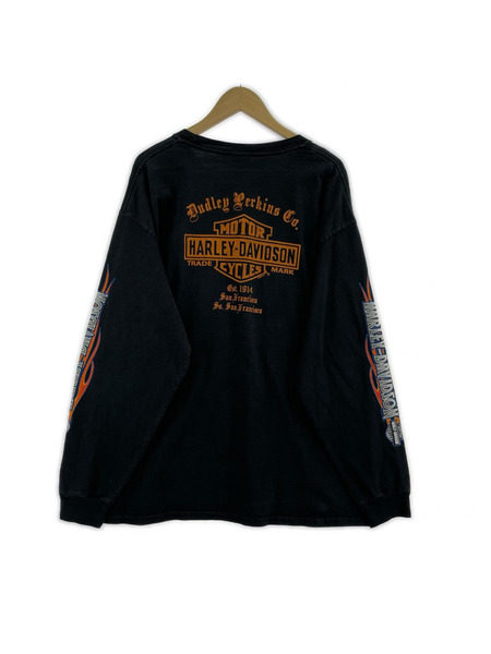 Harley-Davidson 長袖Tシャツ・カットソー 00s L/S Print Tee XL