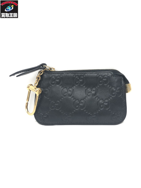 GUCCI 447964 グッチシマ キーリング付 コインケース
