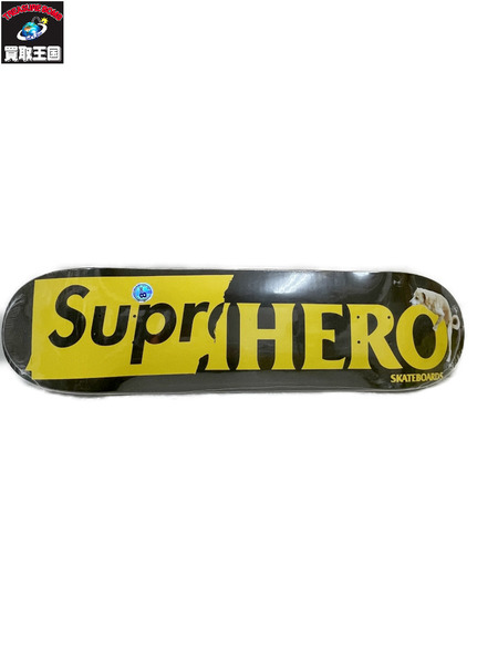Supreme×ANTIHERO 22SS Dog スケートボードデッキ 黒×黄｜商品番号