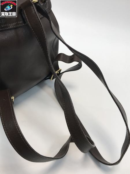 GUCCI グッチ オールド バンブー リュック レザー ブラウン オールド