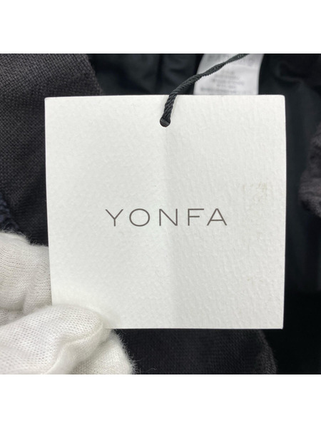 ロングスカート YONFA リネン スカート グレー[値下]