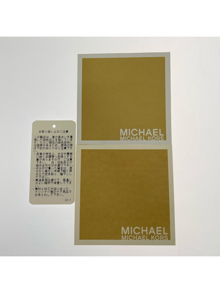 MICHAEL KORS ショルダーバッグ (E)白 レザー
