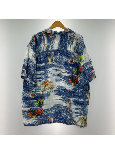 HAWAII アロハシャツ 総柄 (XXL)
