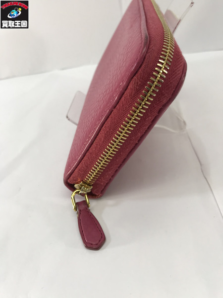 PRADA  長財布 ラウンドファスナー ピンク