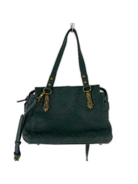 Anna Sui ショルダーバッグ ノヴァ 2way/グリーン