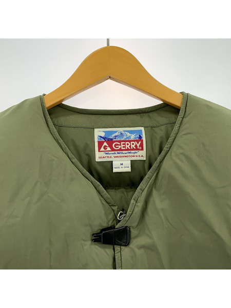 . ダウンベスト 90s GERRY ノーカラー フィックスロック ダウン[値下]