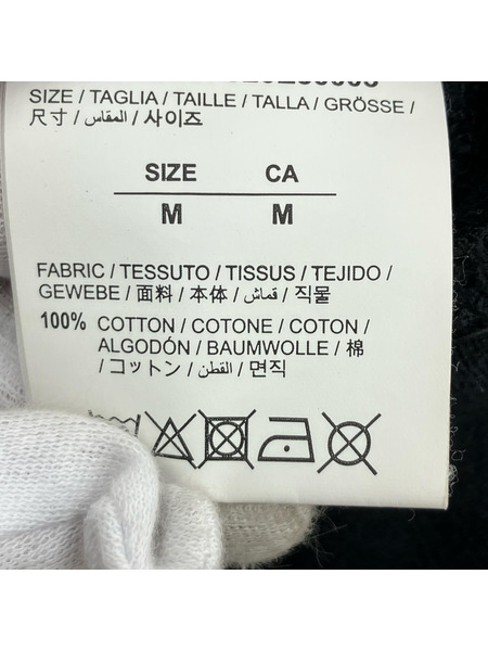 OFF-WHITE AIRPORT TAPE OVER HOODIE OMBB037S20E30003 黒 (M)