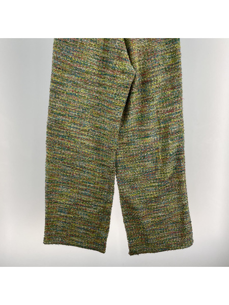 MASU 24SS CANDY TWEED WIDE PANTS 46 マルチ MASS-PT0524