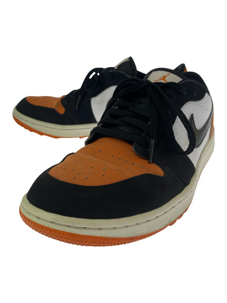 NIKE スニーカー AJ1 LOW Golf Shattered Backbords オレンジ[値下]