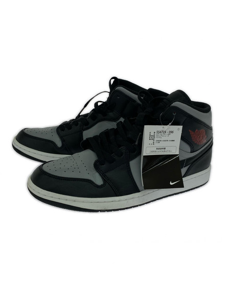 NIKE スニーカー AIR JORDAN 1 MID SHADOW 554724-096 29cm