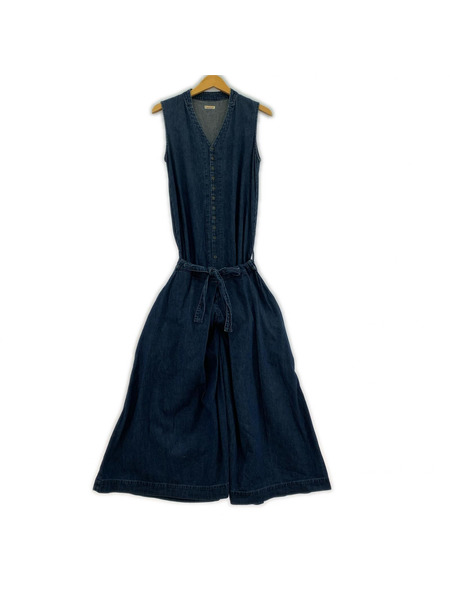 KAPITAL オールインワン・サロペット レイヤード デニム インディゴ