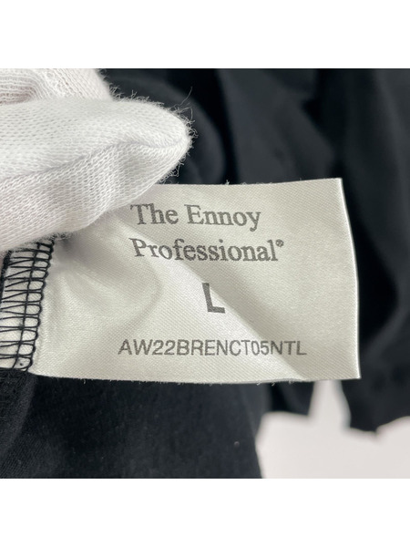 ennoy 長袖Tシャツ・カットソー 22AW L ブラック[値下]