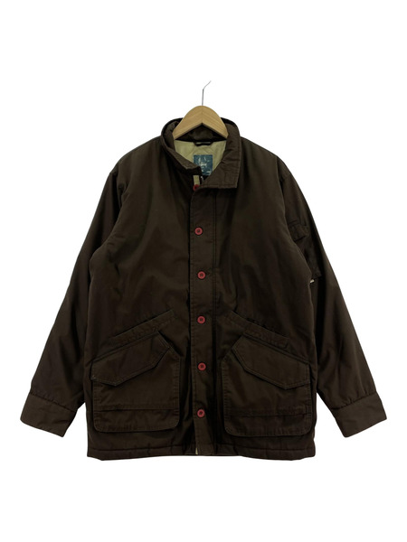 STUSSY ダウンジャケット 00s 茶 ミリタリージャケット SM
