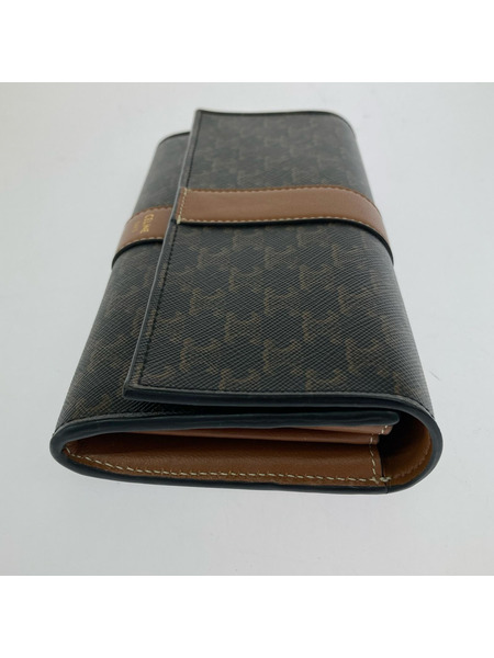 長財布 CELINE トリオンフ フラップロングウォレット