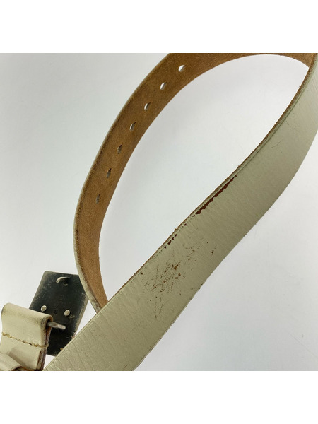 HOLLYWOOD RANCH MARKET ソノ他 メタルバックルH ベルト 白