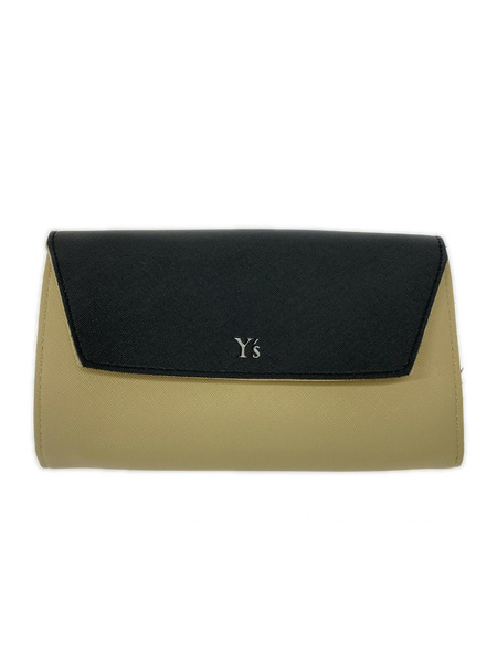 Y's ショルダーバッグ ショルダーバッグ ベージュ黒