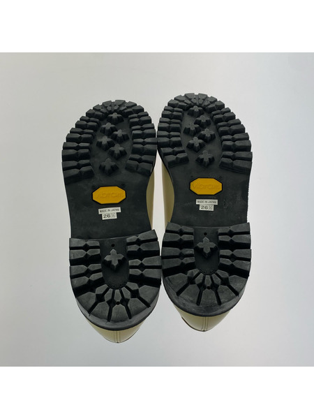 YAMANE ブーツ プレーントゥー 26.5cm WHT