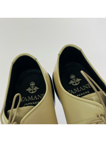 YAMANE ブーツ プレーントゥー 26.5cm WHT