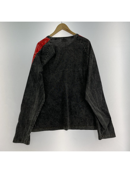 DIESEL 長袖Tシャツ・カットソー L/S ラグランスリーブ グレー[値下]