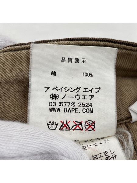 A BATHING APE BAPE ベイプスターポケット ショーツ sizeM[値下]