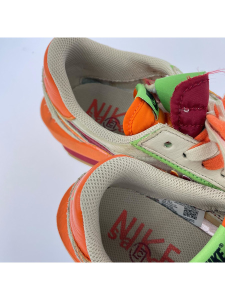 NIKE スニーカー Sacai CLOT LD Waffle Orange 27.0cm