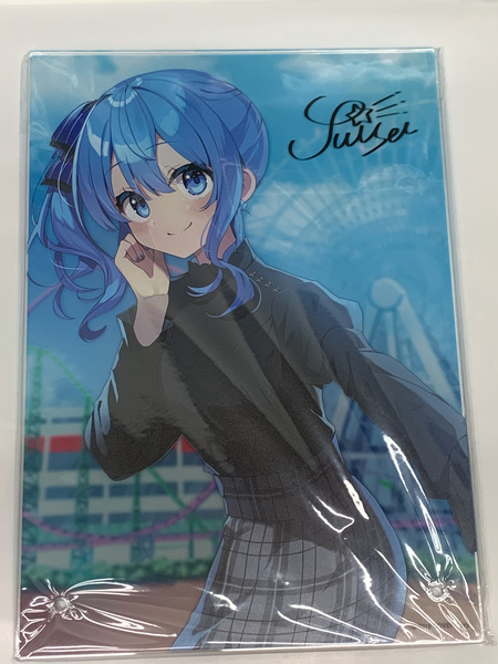 ホロライブ×ローソン アクリルスタンドパネル 星街すいせい 開封品 hololive すいちゃん VTuber バーチャルYouTuber バーチャルアイドル