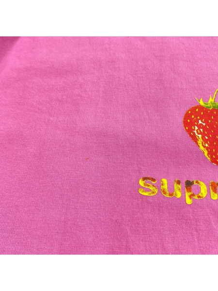 Supreme 半袖Tシャツ・カットソー 16ss Berry Tee (M) ピンク