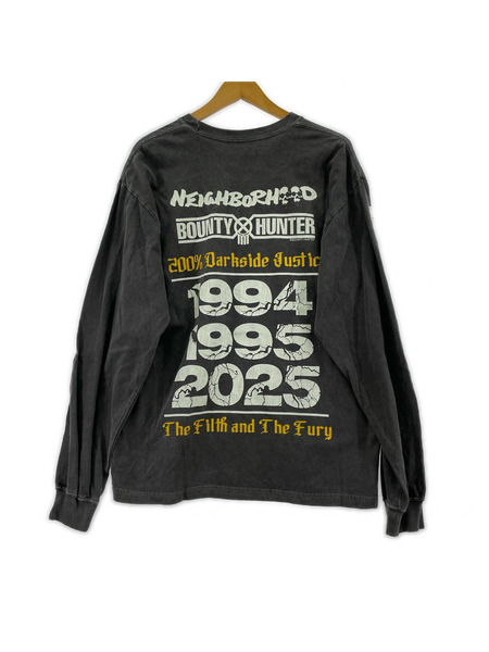 NEIGHBORHOOD 長袖Tシャツ・カットソー BOUNTYHUNTER グレー TEE LS-1