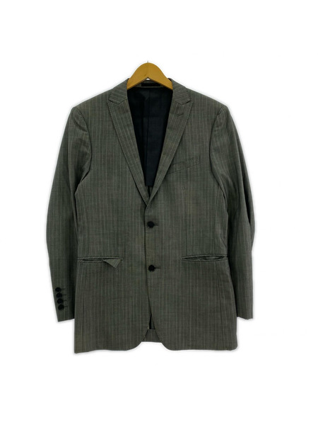 BURBERRY BLACK LABEL テーラードジャケット・ブレザー ストライプグレー
